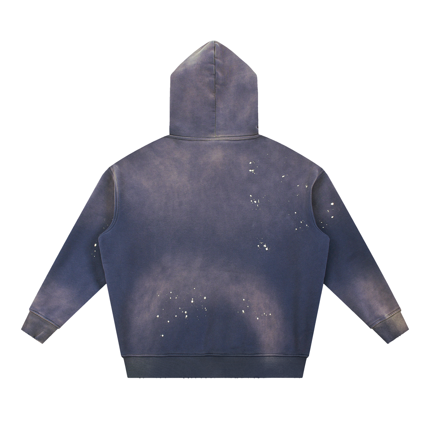 Vintage Washed Frayed Fleece Hoodie – Effortlessly Worn-In Comfort with Timeless Street Style”